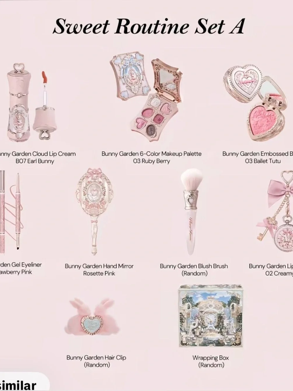 Flower knows makeup bundle